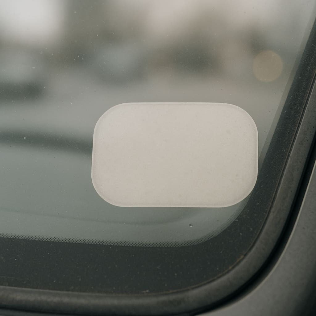 Vignette am Fahrzeug